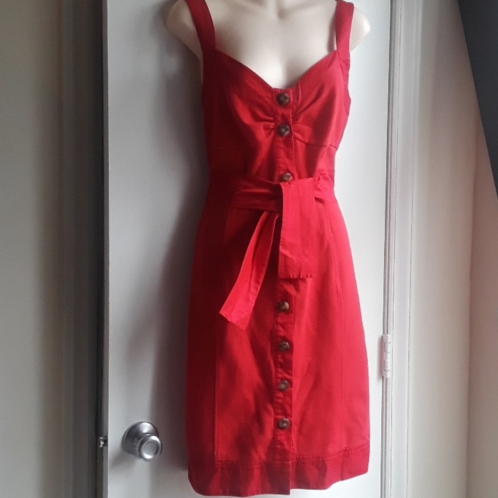 Red Banana  Republic Dress Bodycon 10